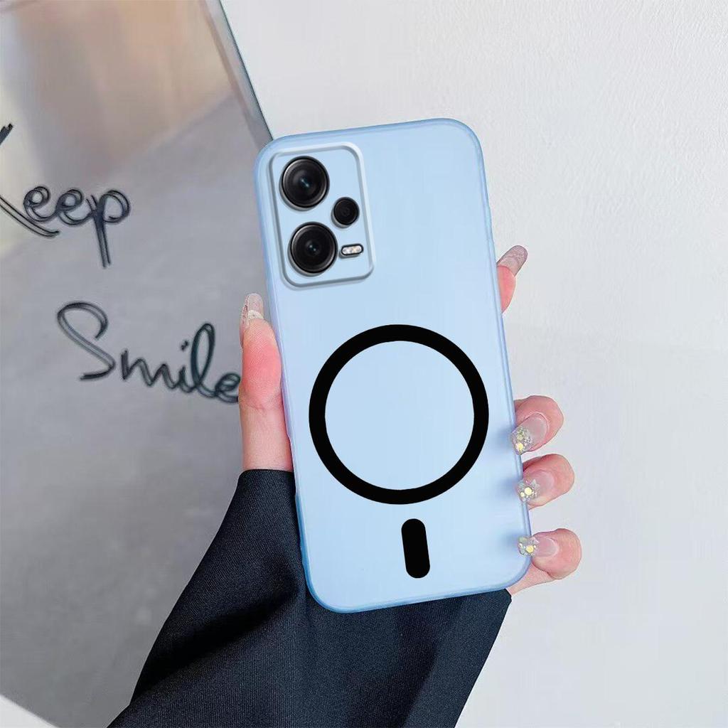 Case for Xiaomi Redmi Note 12 Pro+ 5G,Pro Premium Magnetic Matte Phone Casing Protection Cover