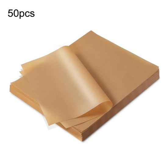 Backpapier-Backbleche, Hitzebeständige Auskleidung für Backofen und Heißluftfritteuse, Einweg-Antihaft-Silikonbeschichtetes Papier zum Grillen und Backen