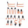16 Pcs Garage Hook Wall Mount Strong Load Bearing Heavy Duty Steel Garden Tool Hanger for Cables Water Hoses Power