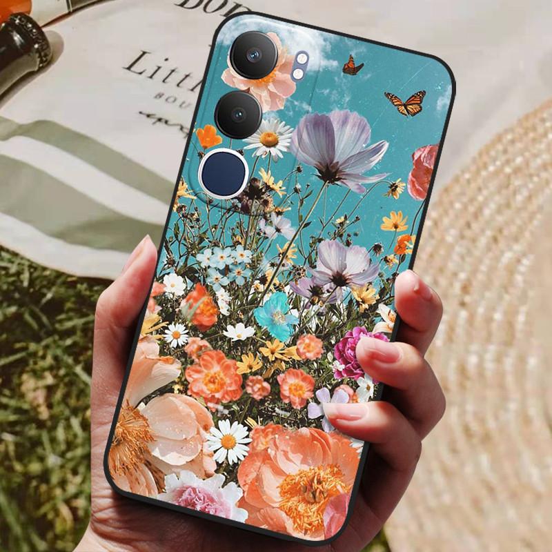 Pouzdro na telefon pro vivo Y19s 4G Módní malovaný měkký silikonový zadní kryt pro vivo Y19s 4G Pouzdra TPU nárazník na vivoy19s V2419 Roztomilé