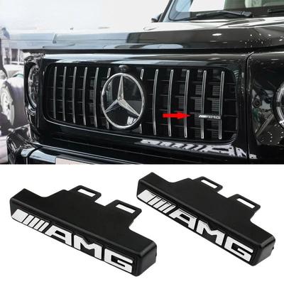 1 pz ABS AMG griglia emblema griglia adesivo emblema adesivo per AMG Mercedes-Benz W463 W464 W461 G63 G65 Accessori Auto
