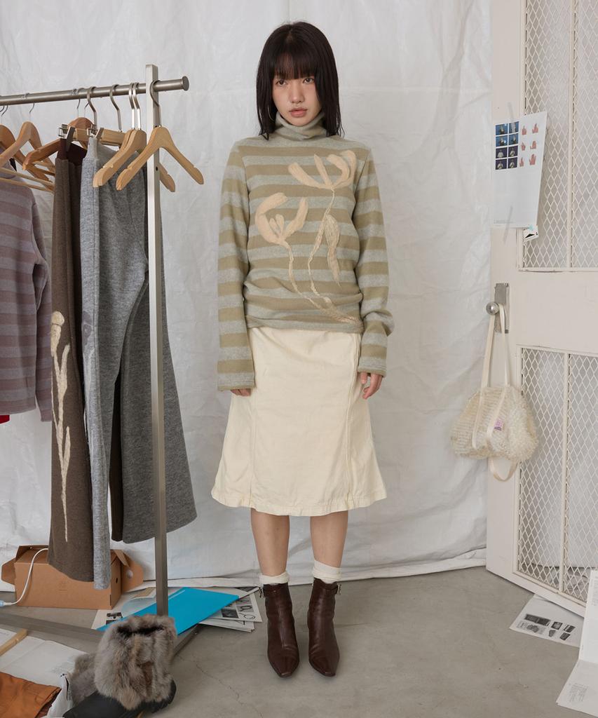 Yeongmailweeo Felt Plenty Turtleneck (Green)