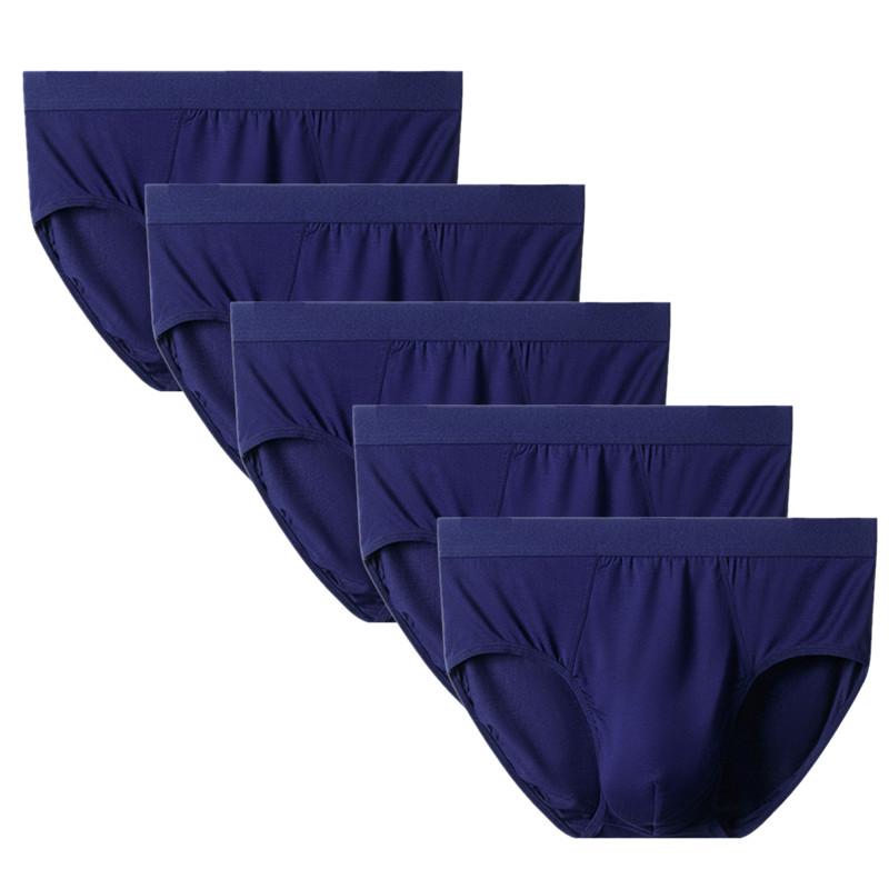 

5 ШТ Чоловічі Труси Дихаючі Трусики Нижня Білизна Середня Посадка L XL 2XL 3XL 4XL 3XL
