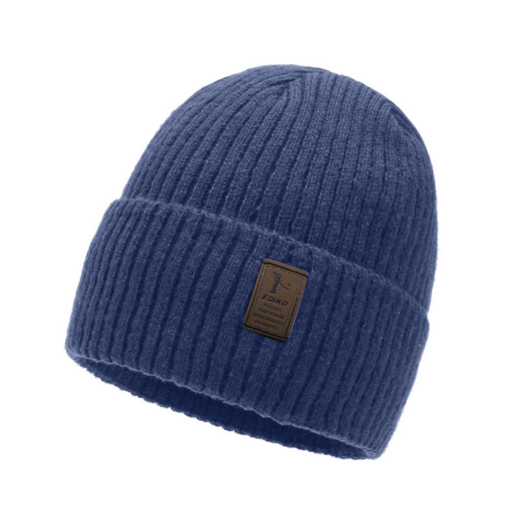 Men's And Women's Knitted Hats For And Winter Cold Plus Velvet Hats Fashionable Wool Hats Outdoor Sports Pullover Hats