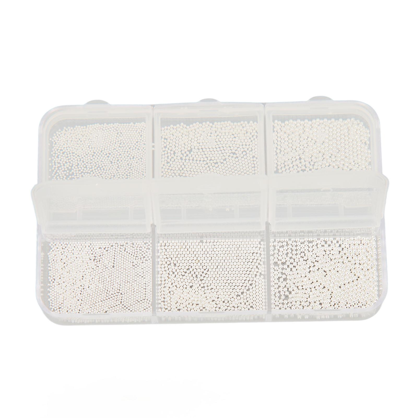 

Бисер для нейл-арта для домашнего салона, изысканный DIY, металлический мини-бисер для украшения ногтей для начинающего нейл-артиста, золото серебряный