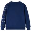 Sweatshirt pour enfants bleu marine 92/104/116/128/140