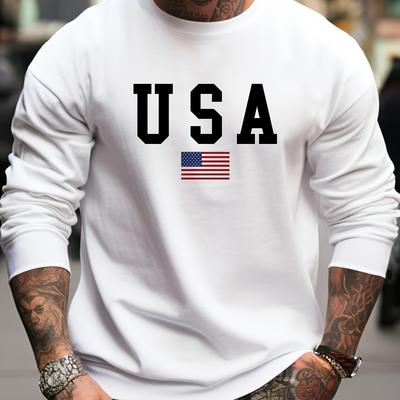 Crew Neck Sweatshirt, 2-Way Stretch & Comfortable, Ideal for Active Lifestyles