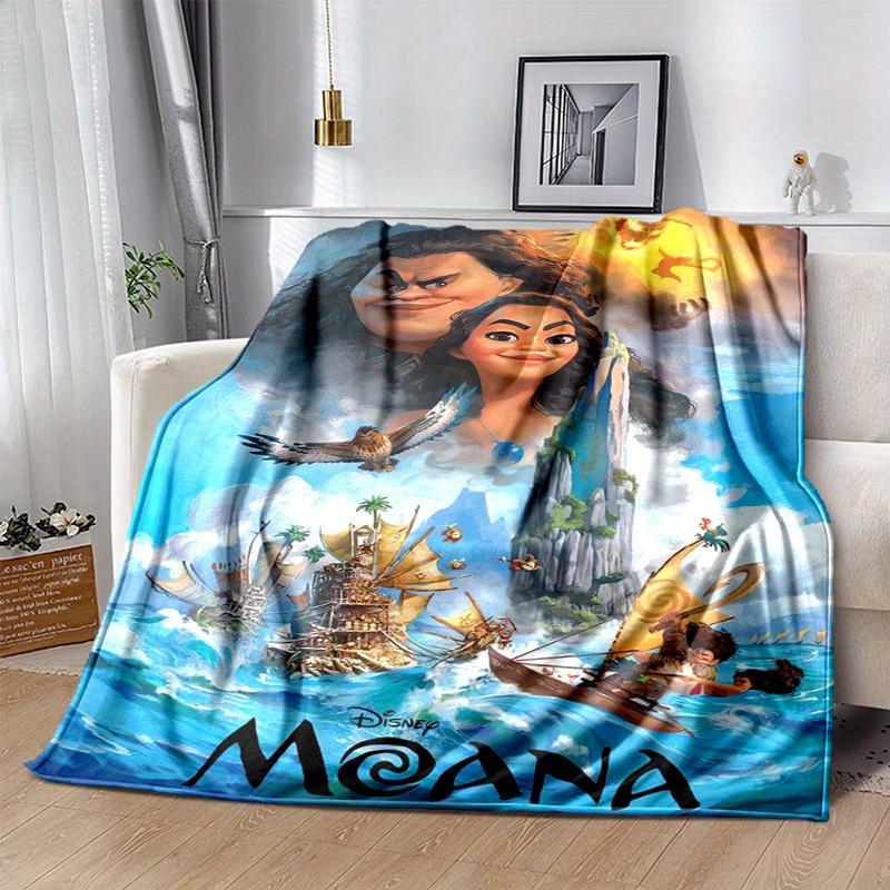 1pc, Moana Movie Poster Print Home Decor, Throw Blanket for Couch, Bed, Travel, Camping