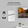 For PS5 Slim Host Wall Hanging Stand with Controller Headset Hook Display Holder Stable for PS5 Disc Version & Digital Edition