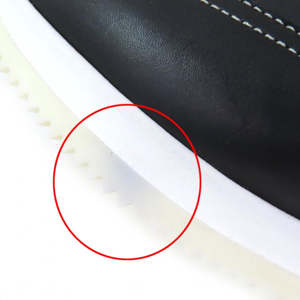 Great HERMES sneakers quick H logo stitch black leather Women 35 192214Z Used