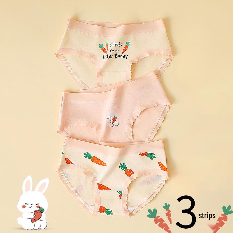 

Детские хлопковые трусики-треугольники средней длины для девочек – класс А, удобный дизайн, не сдавливает. 3XL (recommended weight 65-85 jin)