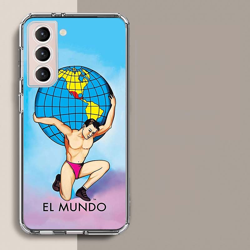 Mexican Bingo Loteria Phone Case For Samsung Galaxy S25 Edge S24 S23 FE S21 S20 S10 Plus S22 S26 Ultra Cover Clear Cases TPU Cap