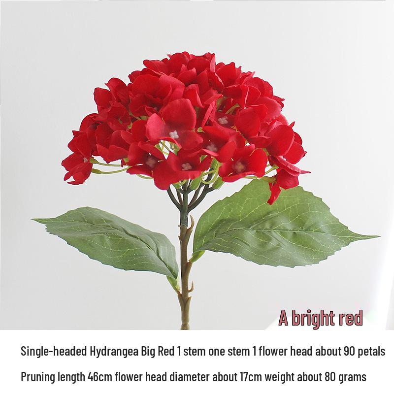 

Silk Hydrangea Flowers - Decorative Artificial Ornaments for Weddings, Available in 24 Colors