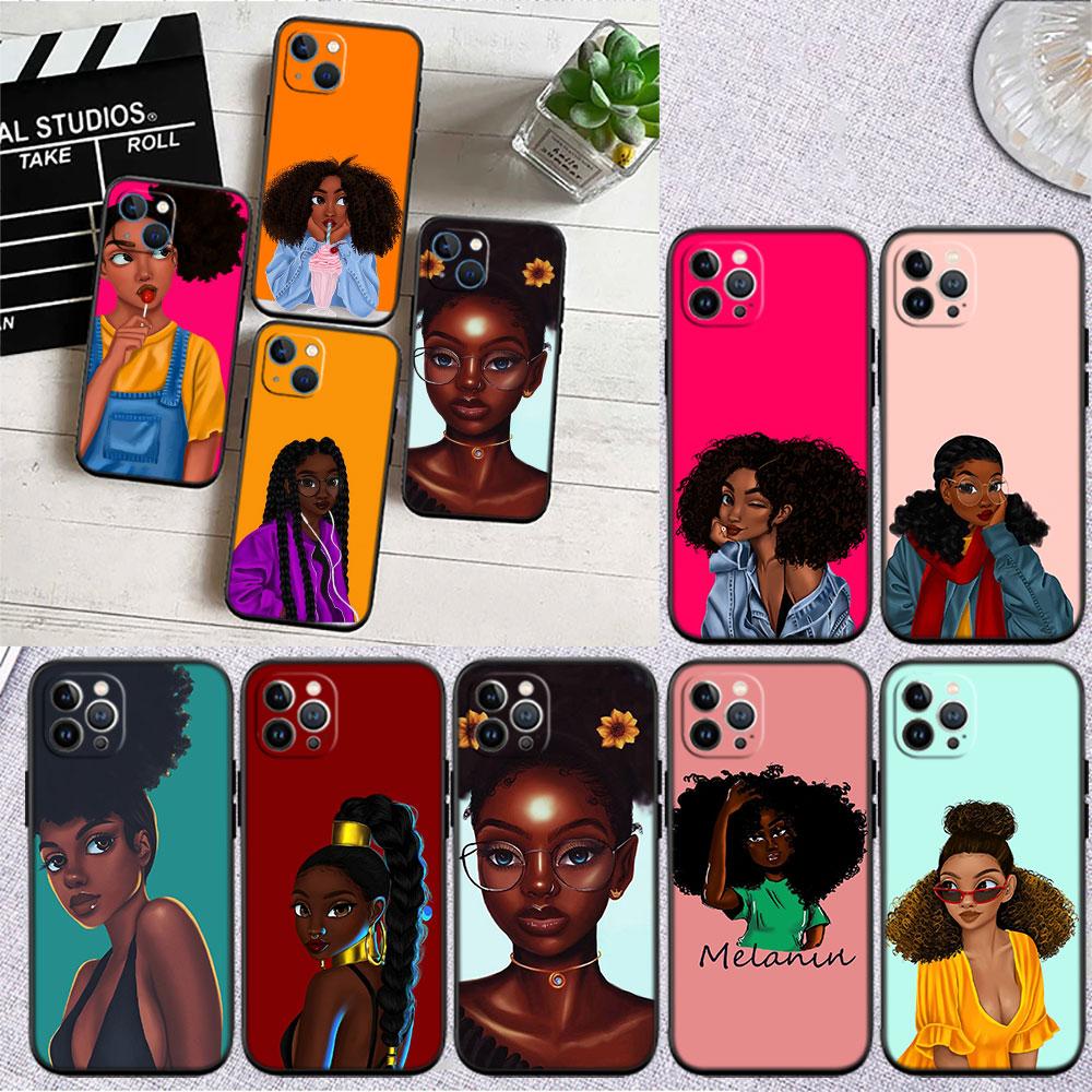 PP11 Black Girl Magic Phone Case for Samsung Galaxy A11 A12 A13 A15 A52S A53 A55 A56 A70 A71 A72 A73 F06 F16 F56 S10 Plus S10e