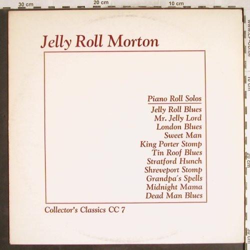 

LP Record JELLY ROLL MORTON Piano Roll Solos CC7 Collectors Cla Denmark Jazz Used
