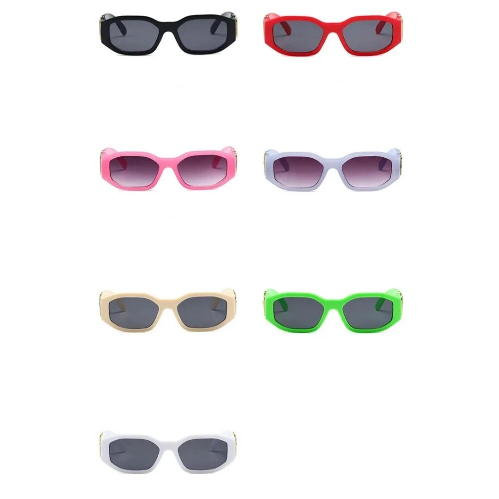 Nye Retro Irregulære Firkantede Solbriller for Kvinner Menn Motedesigner Små Innfatninger Solbriller Trendprodukt Nyanser UV400