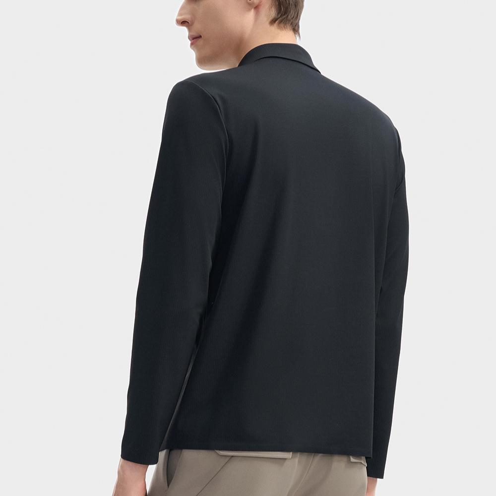 New FILA Polo Shirts Men's Jet Black F11M442217FBK