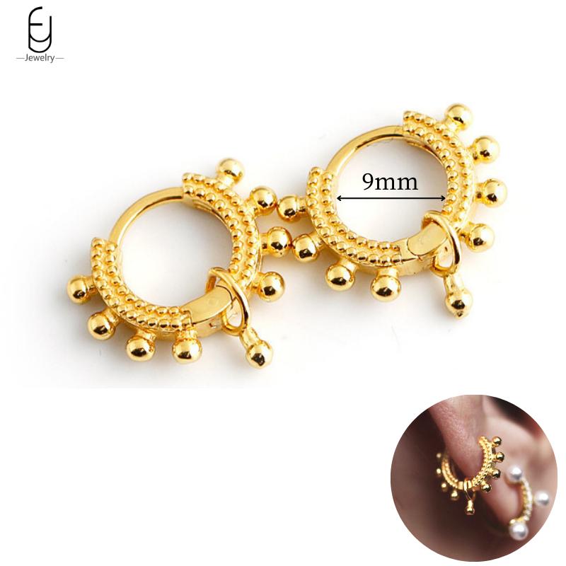 925 Silver Needle Vintage Gold Earrings Luxury Long Chain Tassel Crystal Hoop Earrings for Women Party Trend Jewelry