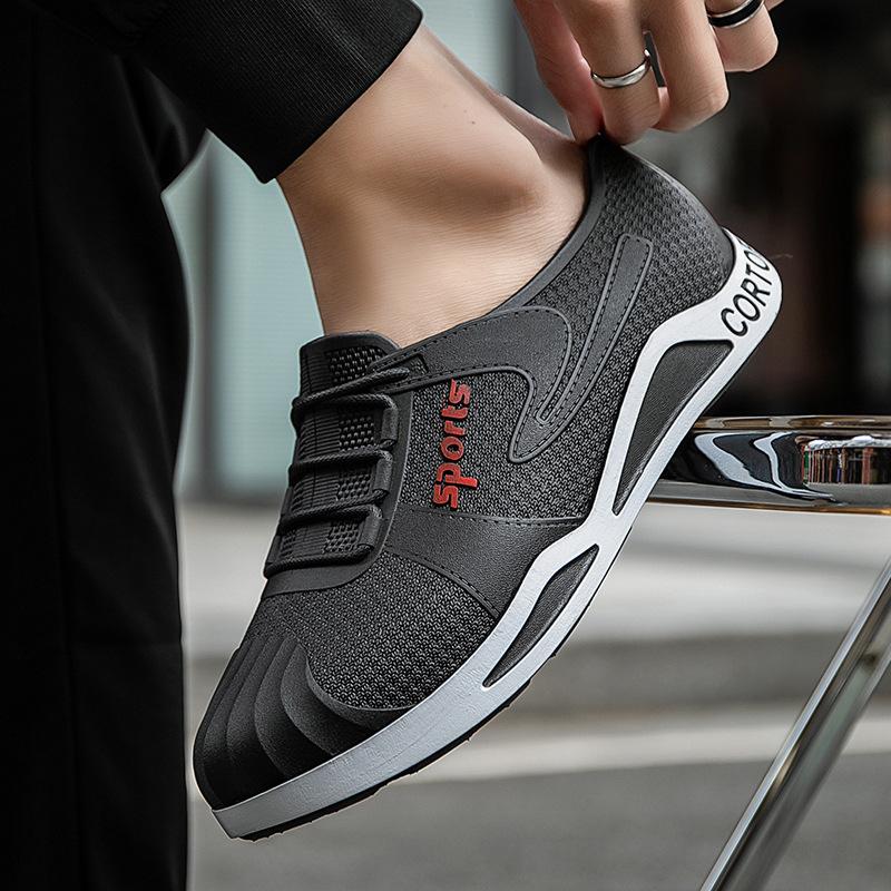 

Low-top outdoor workmanship boots, short wading rain shoes, water shoes, boys fishing beach waterproof shoes, shallow rubber shoes 45 off білий колір