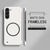 Ultra Thin Frameless Magnetic Hard PC Phone Case For Samsung A55 A35 A15 A05S A73 A53 A23 A52 A32 A22 F05 F55 M55 Protect Cover