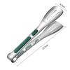 SML304 Stainless Steel Practical Food Clip Anti Slip Commercial Barbecue Clip Kitchen Three Line Steak Food Clips