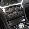 Carbon Fiber Central Control A/C Panel Cover Tirm Bezels For 2015+ Chrysler 300