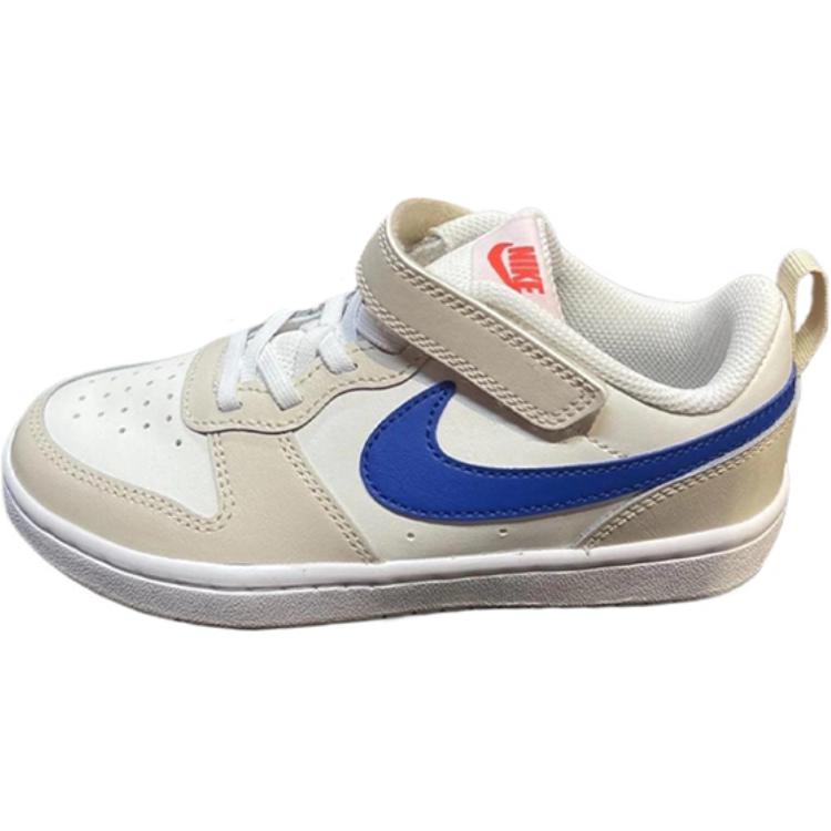 

Nike Court Borough 2 Удобные Нескользящие Прочные Низкие Детские Кеды для Скейтбординга Бежевые Детские Кеды для Скейтбординга HQ1207-141 29.5