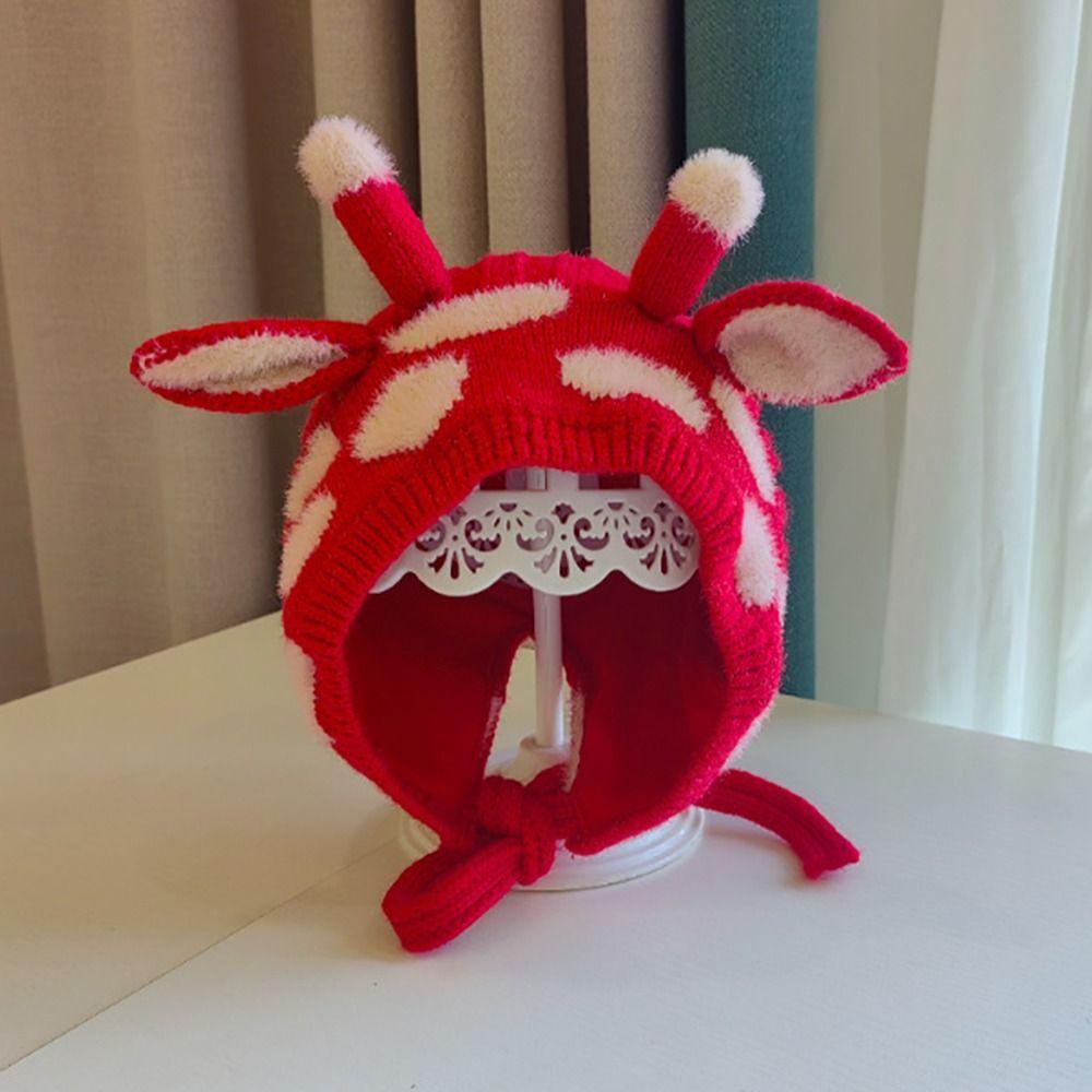 Katoenen Cartoon Babyhoed Winddichte Meisjes Oorbescherming Cap Modieuze Baby Cap Winter
