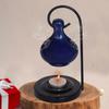 Difusor de Aceite Aromático de Cerámica Colgante Quemador para Decoración y Regalo de Fragancia para el Hogar, 4 x 8 Pulgadas (Colgante - Azul)