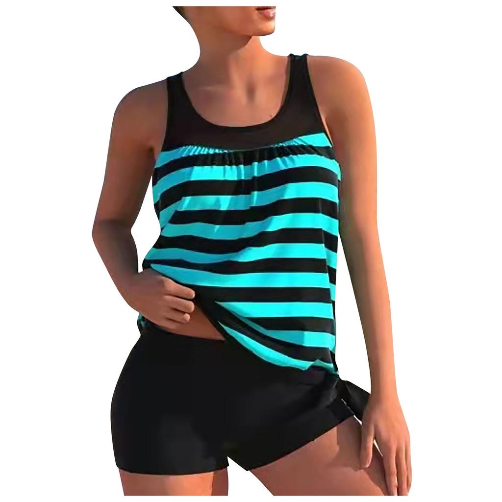 Women's Split Sexy Fashion Bikini With Chest Pads Without Steel Bra Swimsuit