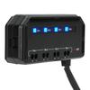 4 Way Fuse and Relay Box Quick Wiring 12V 20A with LED Indicator for Motorcycle Car Truck RV EV Fuse Relay
