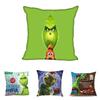 Cozy Grinch 3d Printing Christmas Pillow Case In Super Soft Peach Skin For Festive Sofa Decor