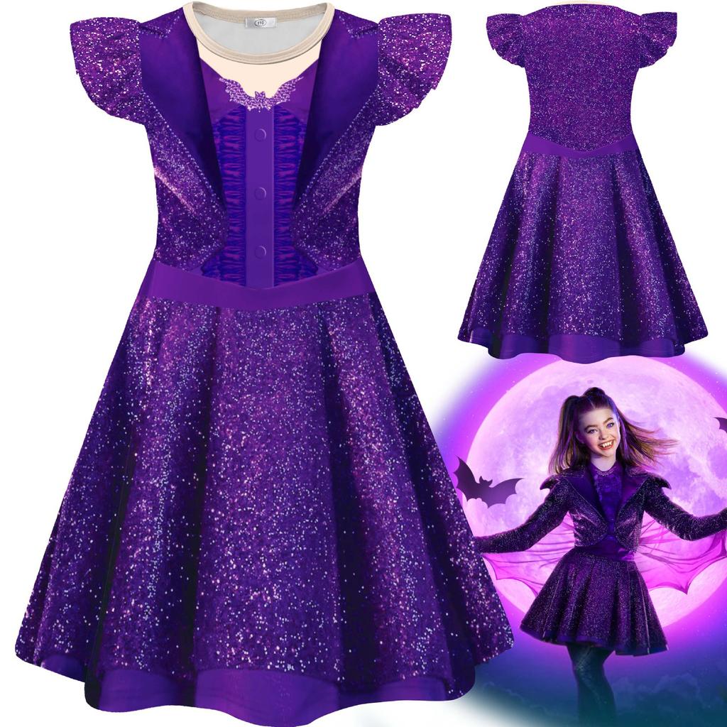 Nieuwe, tiener vampier Vampiriina cosplay jurk