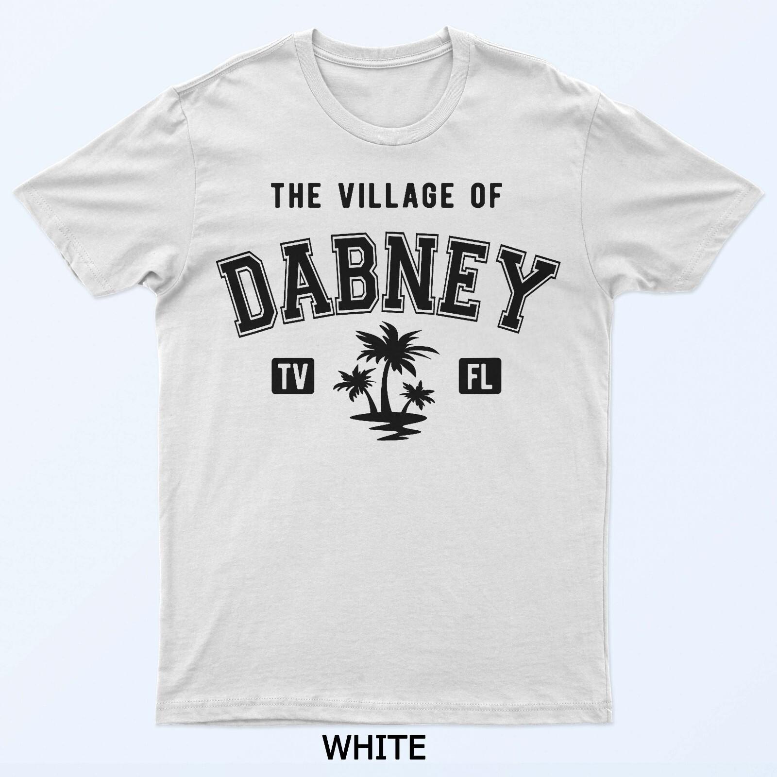 The Village of Dabney Classic Style Palm Trees Design T-Shirt L