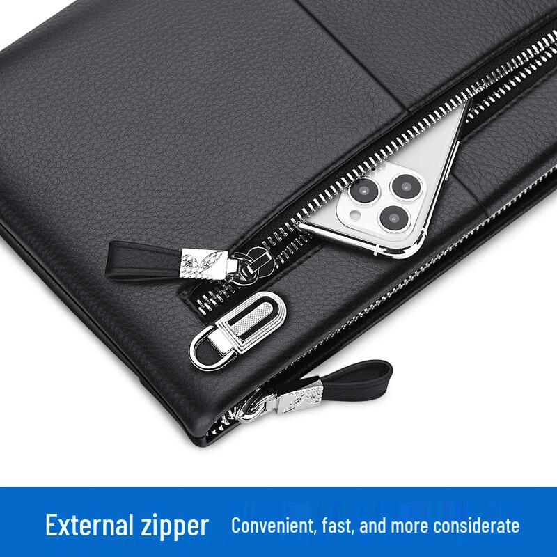 PLAYBOY Men's Business Leather Clutch Bag
