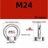 304 Stainless Steel Lifting Eye Nut - Round, Triangular Lug Nut Ring Cap