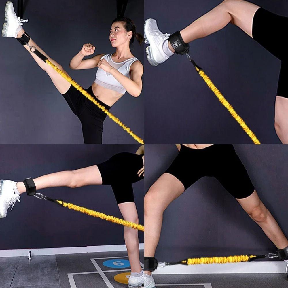 Elastic Resistance Bands 20LB-80LB Ankle Pull Rope Elastic Training Band  Gym Equipment