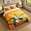 Weiches Bettwäsche-Set Kung Fu Panda Muster, 1 Bettbezug plus 2 Kissenbezüge Stilvolles Schlafzimmer Heimtextilien