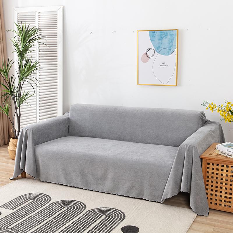 Waterproof Sofa Furniture Towel For Living Room Room Protection Non -Slip Solid Hued Couch Cover Four Seasons Universal Full Cover Sofa Cushion
