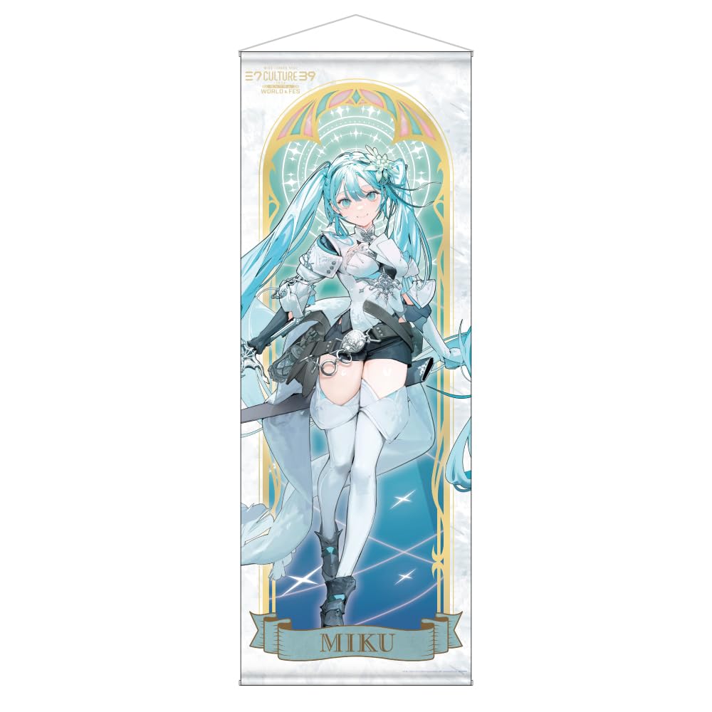 39Culture 2024 EXTRA WORLD Tapestry Hatsune Miku Life-size /
