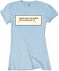 Official Unisexic Street Preachers Everything Must Go Ladies Blue T Shirt Skinny