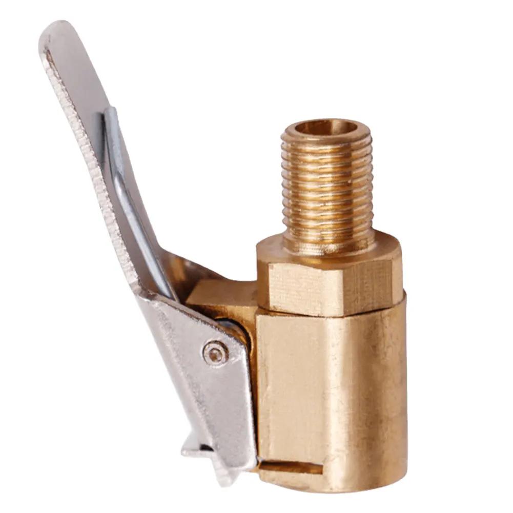 Car Tire Air Chuck 6/8mm Inflator Pump Valve Connector Car Truck Air Pump Chuck Clamp Connector Adapter for Inflatable Pump