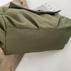 Fashion Large Capacity Nylon Women's Tote Bags Casual Waterproof Youth Shoulder Bag with Front Pocket Lightweight Work Handbag