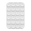 Double Side Silicone Suction Pad For Mobile Phone Fixture Suction Cup Backed Adhesive Silicone Rubber Sucker Pad For Fixing Tool