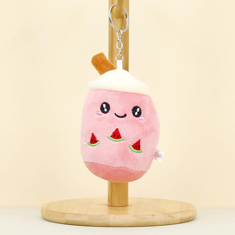 Adorable Plush Cup Keychain Cute Bag Charm Wholesale Cartoon Doll For Trendy Style