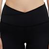 Nike 21 Solid High-Waisted Slim Fit Nine-Point Sports Pants Women Bottoms Black DJ0802-010