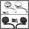 Części Motocyklowe Czaszka Biegów Chromowane Lusterka Boczne do Harley Dyna Softail Sportster Bobber Chopper Czarne