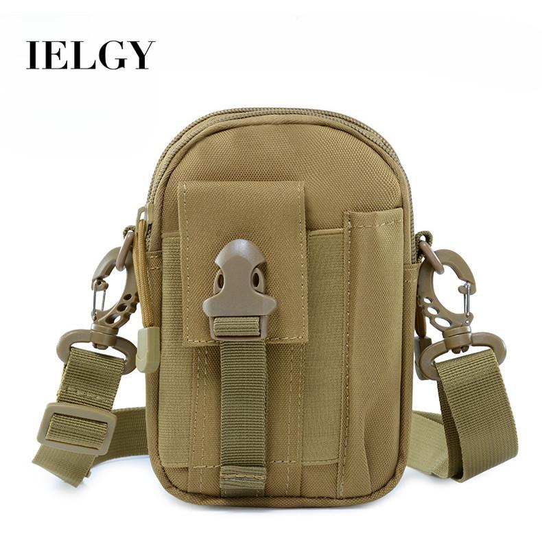 

IELGY Camouflage Mountaineering Small Waist Bag Crossbody Shoulder Bag Mobile Phone Waterproof Sports Outdoor Waist Bag