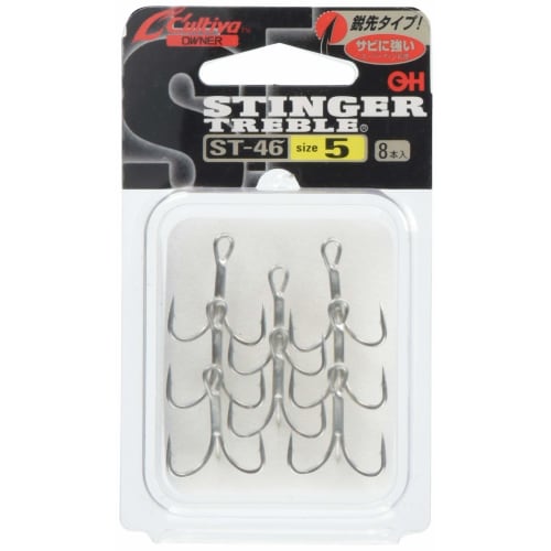 

OWNER Hook Cultiva ST-46 Stinger Triple Hook No. 5 Gun Black Coat
