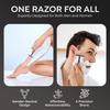 Parker 78R Fixed Razor for Both Men and Shaving Razor Replacement Blades To Disassemble and Razor for Men Closed-Comb (Refreshing
